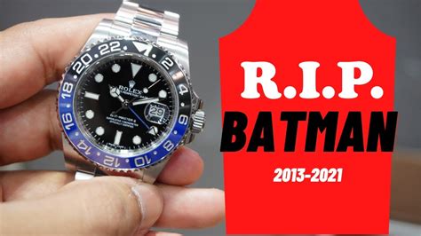 2021 rolex batman for sale|rolex batman original price.